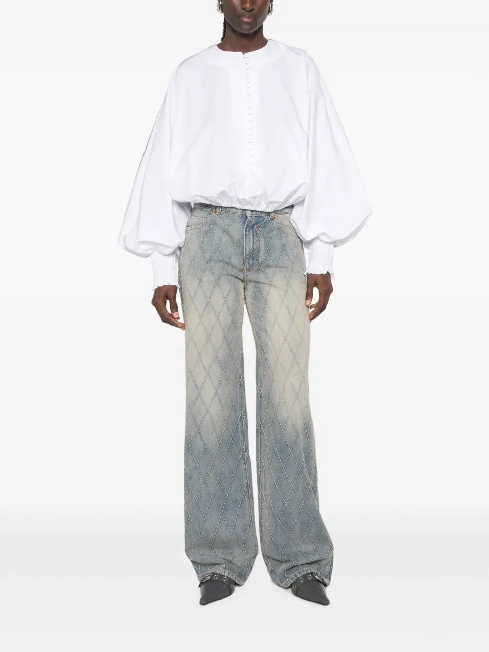 Denim Cotton Jeans sold by Wanan Luxury product image thumbnail 3