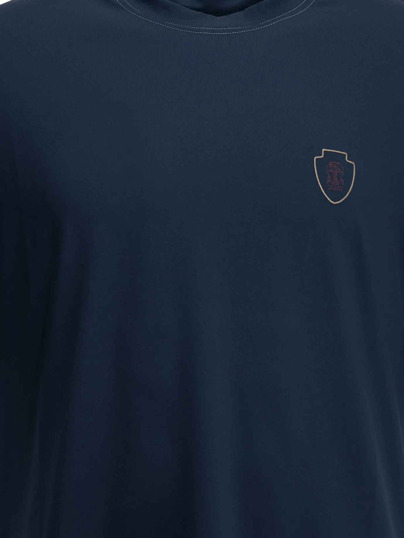 Crewneck T-Shirt With Logo T-Shirts Blue sold by Wanan Luxury product image thumbnail 3