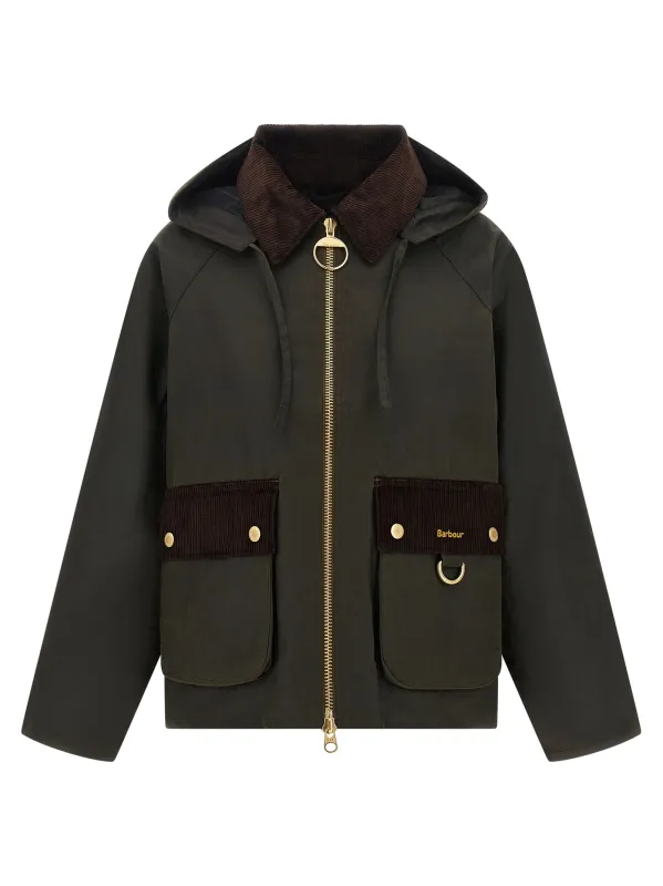 Carville Puffer Jackets Green made by Barbour
