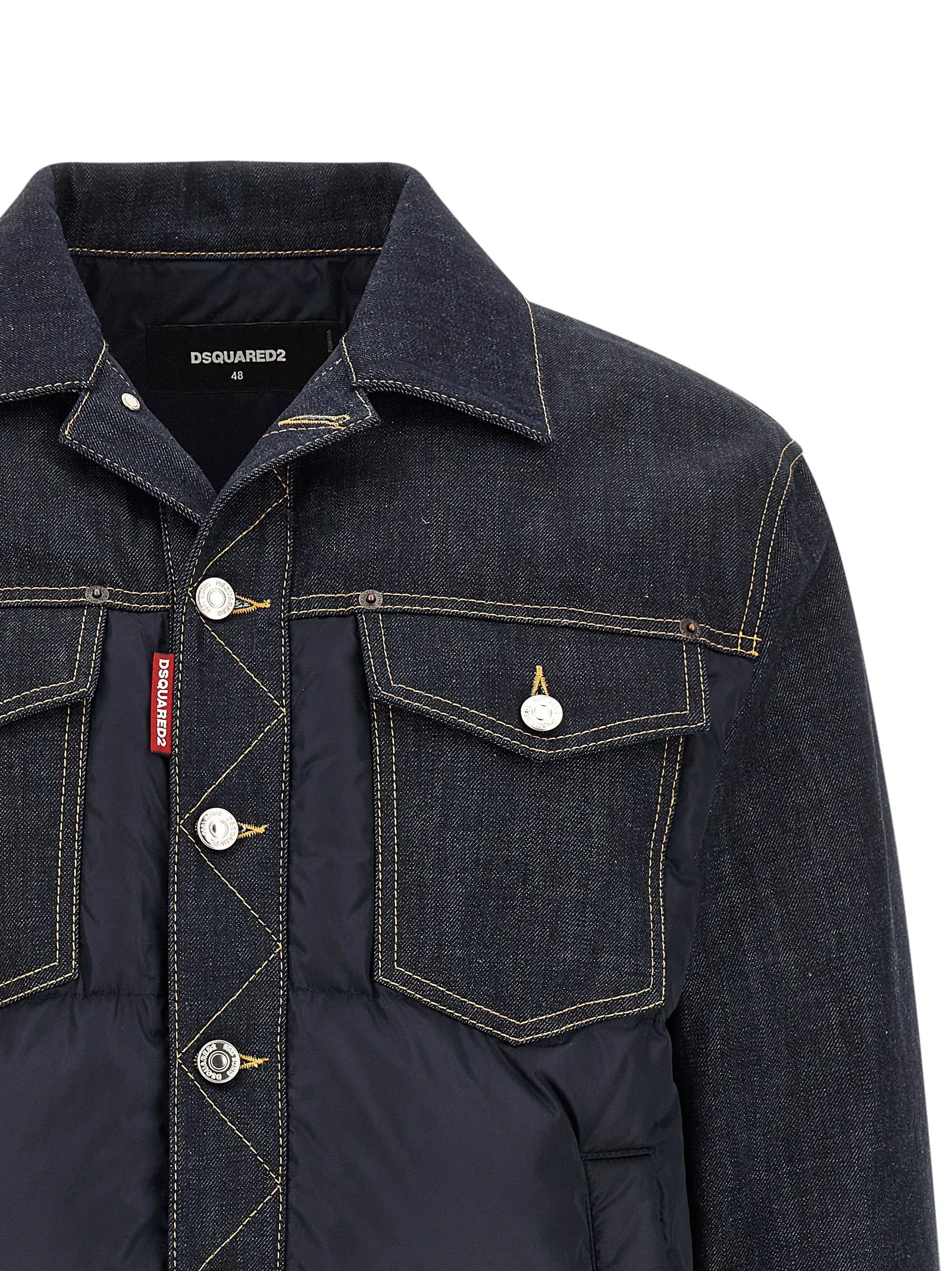 Hybrid Puffer Jackets Blue sold by Wanan Luxury product image thumbnail 3