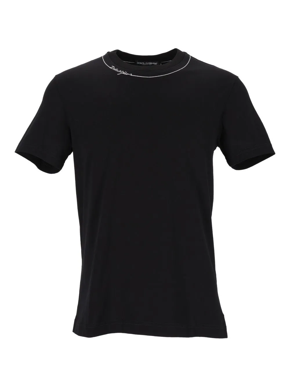 Cotton With Embroidery T-Shirt Black sold by Wanan Luxury