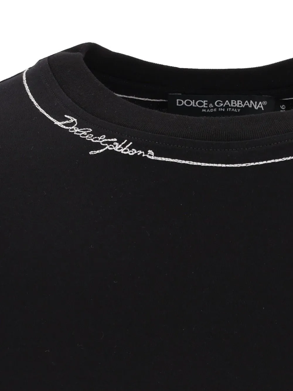 Cotton With Embroidery T-Shirt Black sold by Wanan Luxury product image thumbnail 3