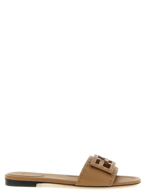 Baguette Sandals Beige made by Fendi