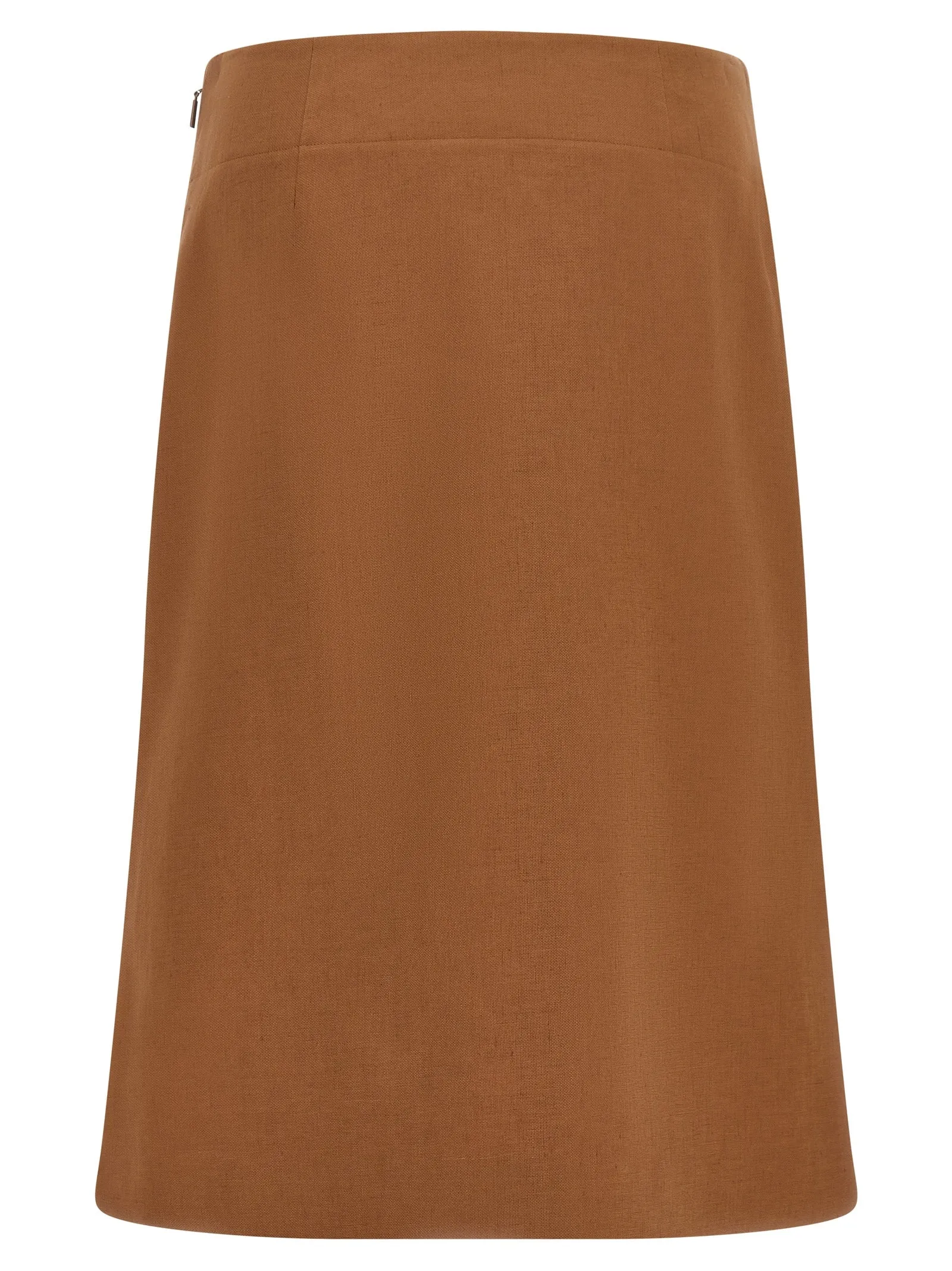 New Linen Skirts Brown sold by Wanan Luxury product image thumbnail 2
