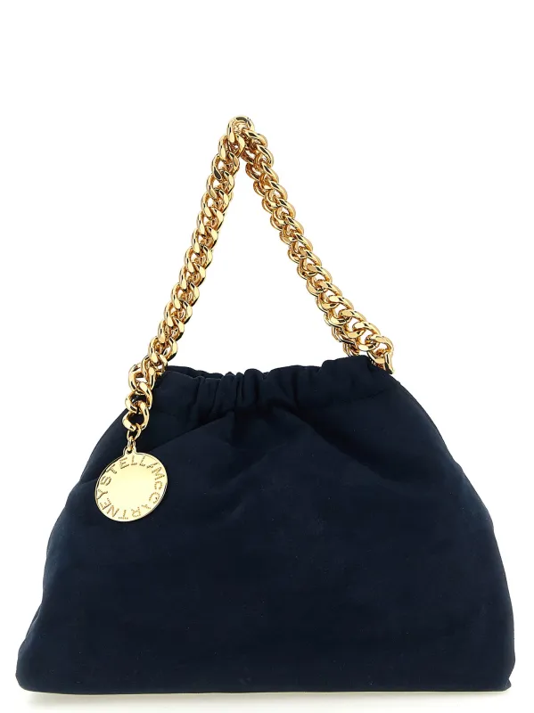 Falabella Mini Drawstring Crossbody Bags Blue made by Stella McCartney