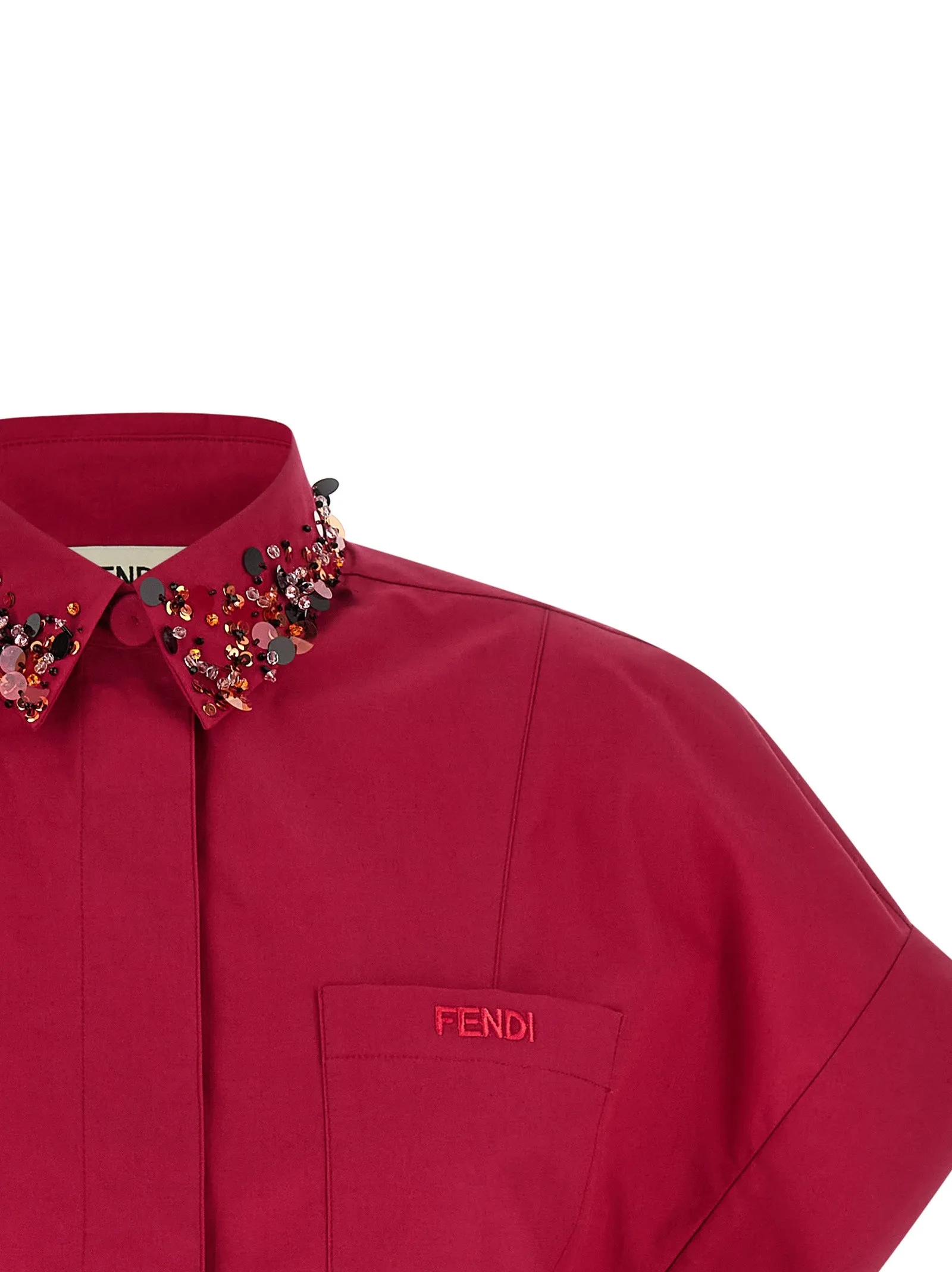 Shirt With Embroidery Shirt And Blouse Multicolor sold by Wanan Luxury product image thumbnail 3