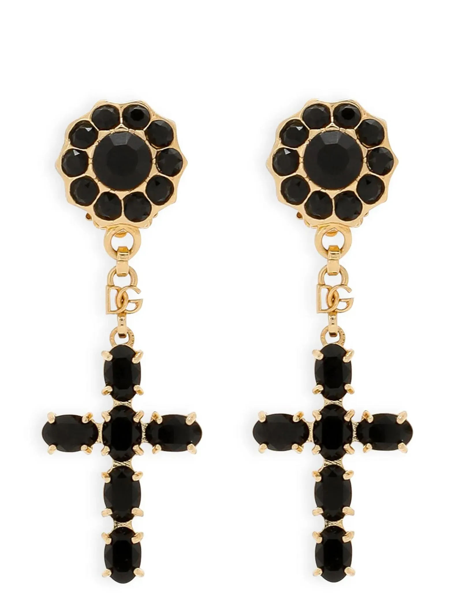 Cross Pendant Earrings Jewelry Gold sold by Wanan Luxury