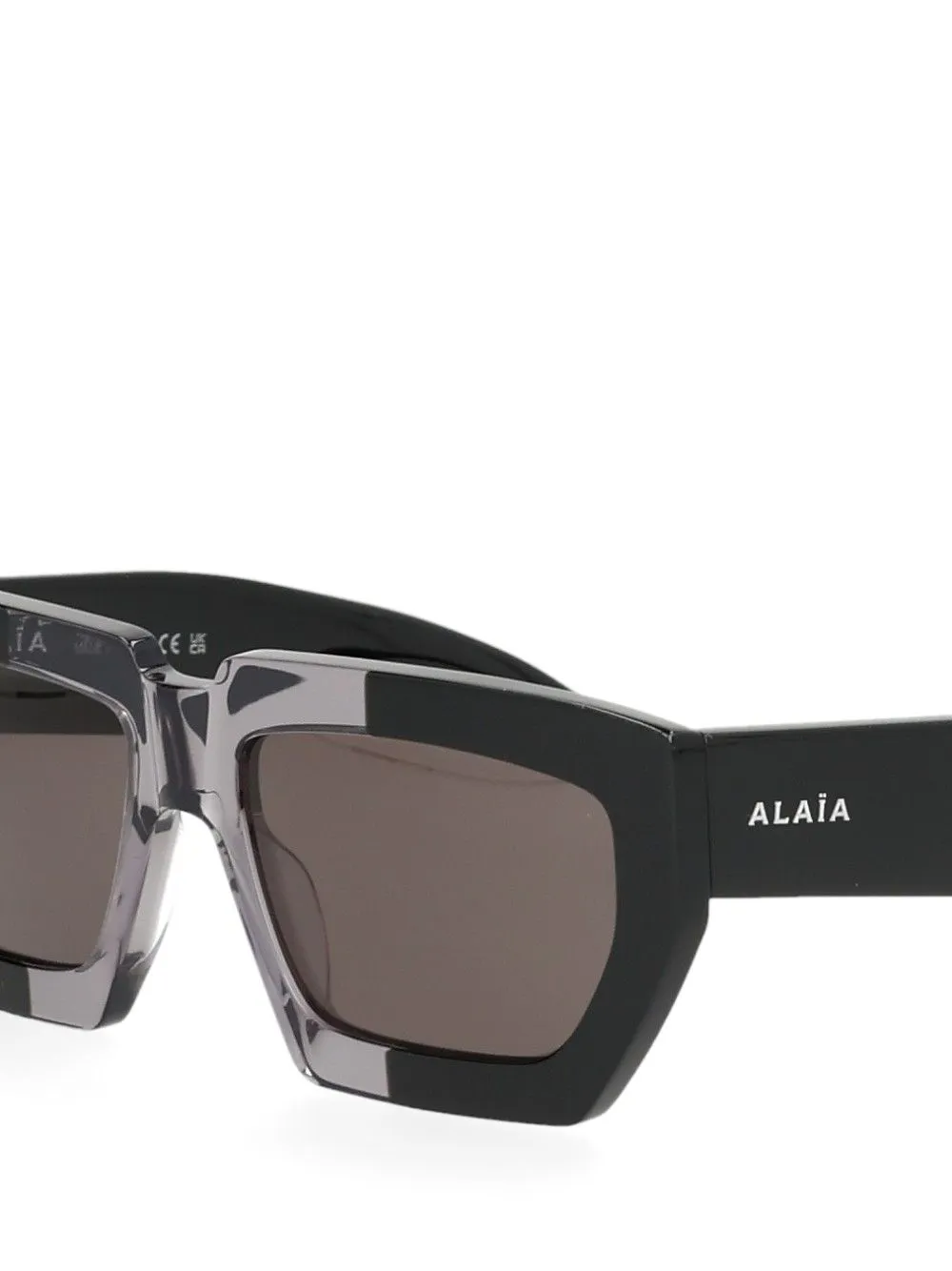 Oversized Two-Tone Sun Glasses Black sold by Wanan Luxury product image thumbnail 3