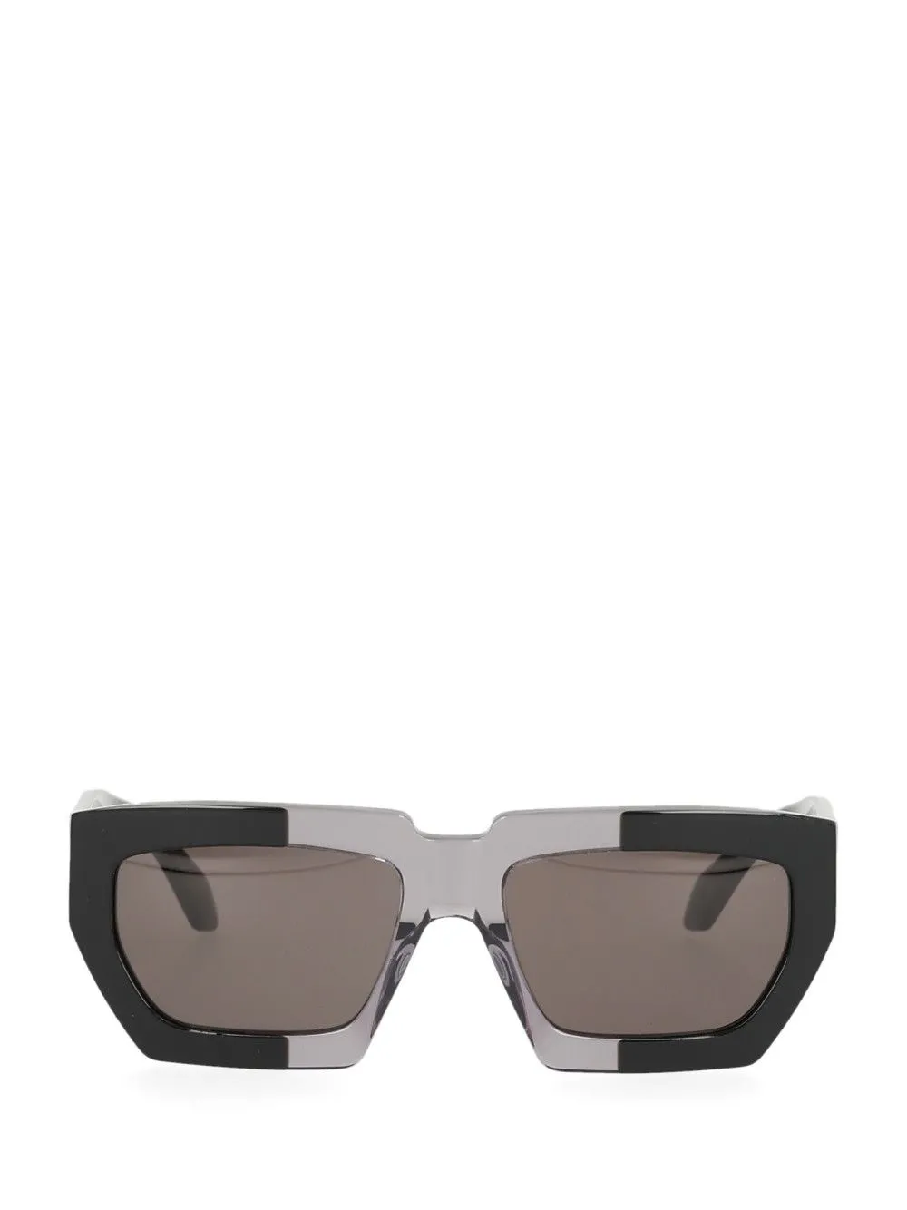 Oversized Two-Tone Sun Glasses Black sold by Wanan Luxury