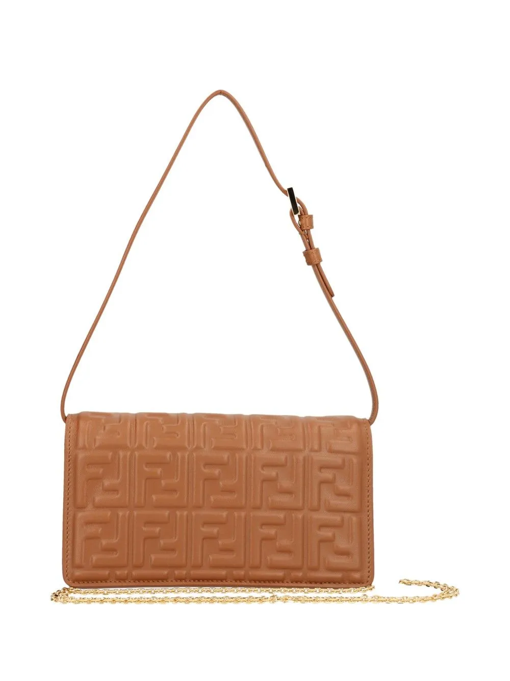 Baguette Chain Wallet Handbags Brown sold by Wanan Luxury product image thumbnail 3