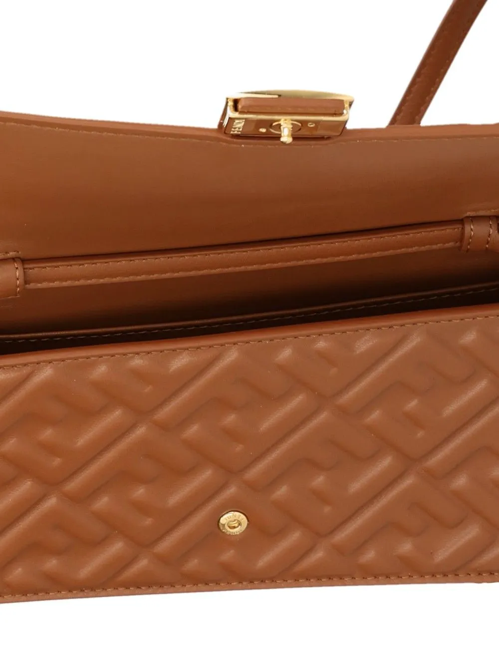 Baguette Chain Wallet Handbags Brown sold by Wanan Luxury product image thumbnail 4