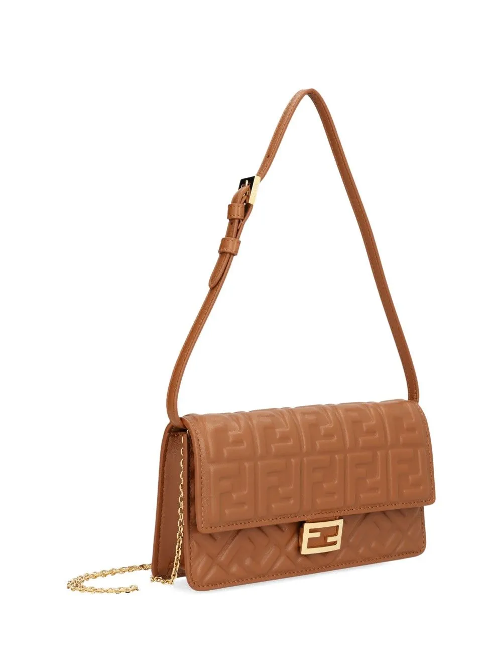 Baguette Chain Wallet Handbags Brown sold by Wanan Luxury product image thumbnail 2