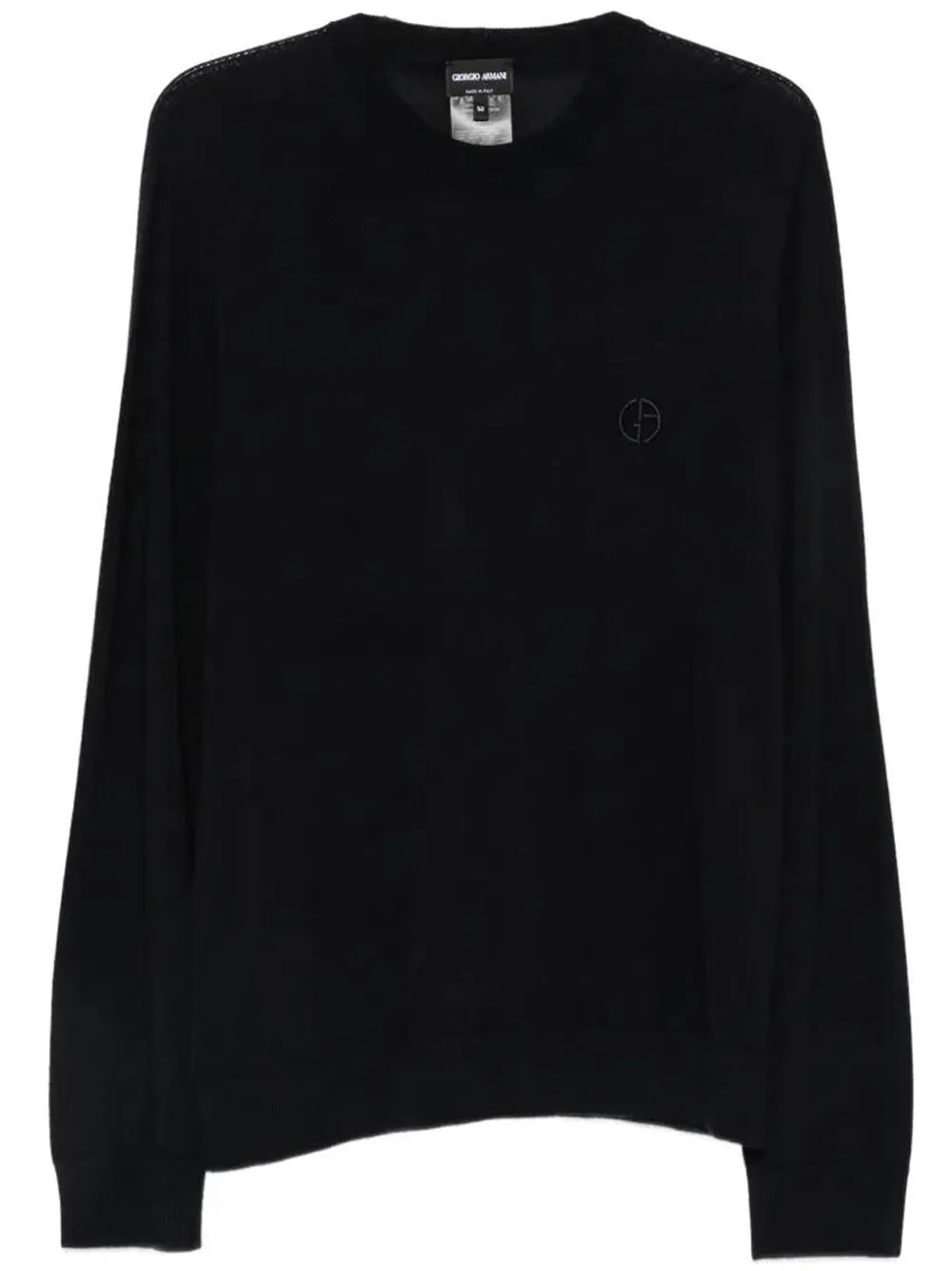 Logo Embroidered Wool Sweater sold by Wanan Luxury