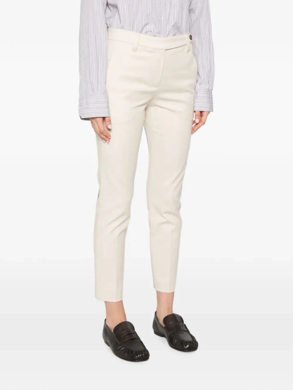 Tapered Leg Cotton Trousers sold by Wanan Luxury product image thumbnail 3