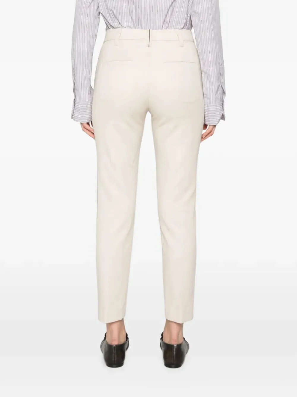 Tapered Leg Cotton Trousers sold by Wanan Luxury product image thumbnail 4