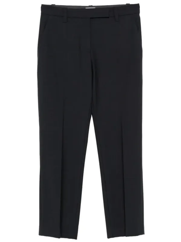 Pressed-Crease Wool Trousers made by Brunello Cucinelli