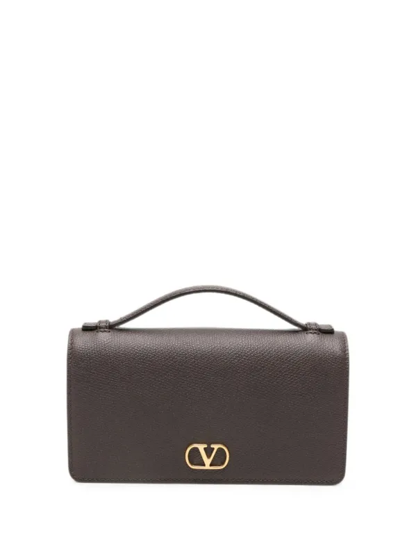 Vlogo Signature Leather Wallet On Chain made by Valentino Garavani