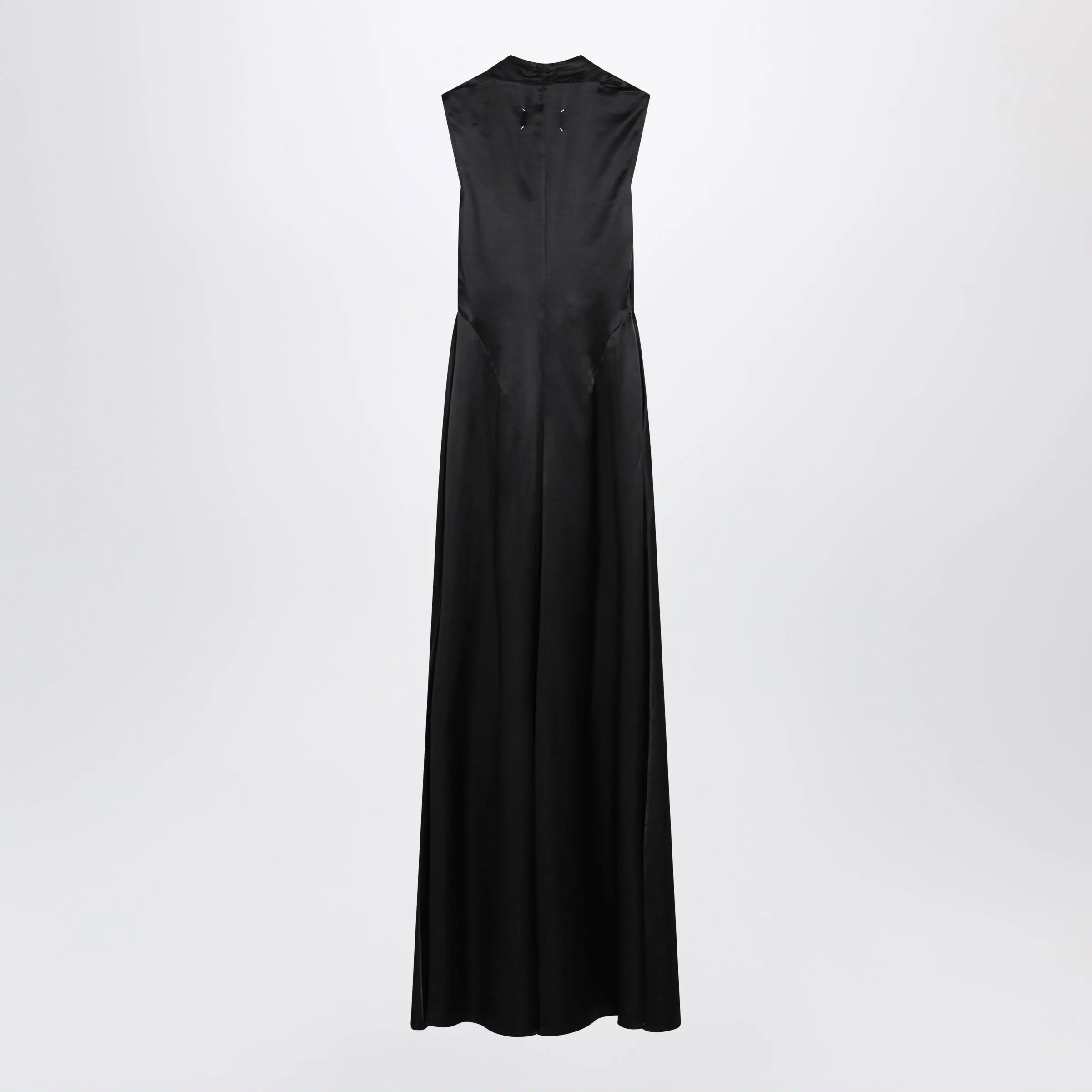 Long Black Viscose Dress sold by Wanan Luxury product image thumbnail 2