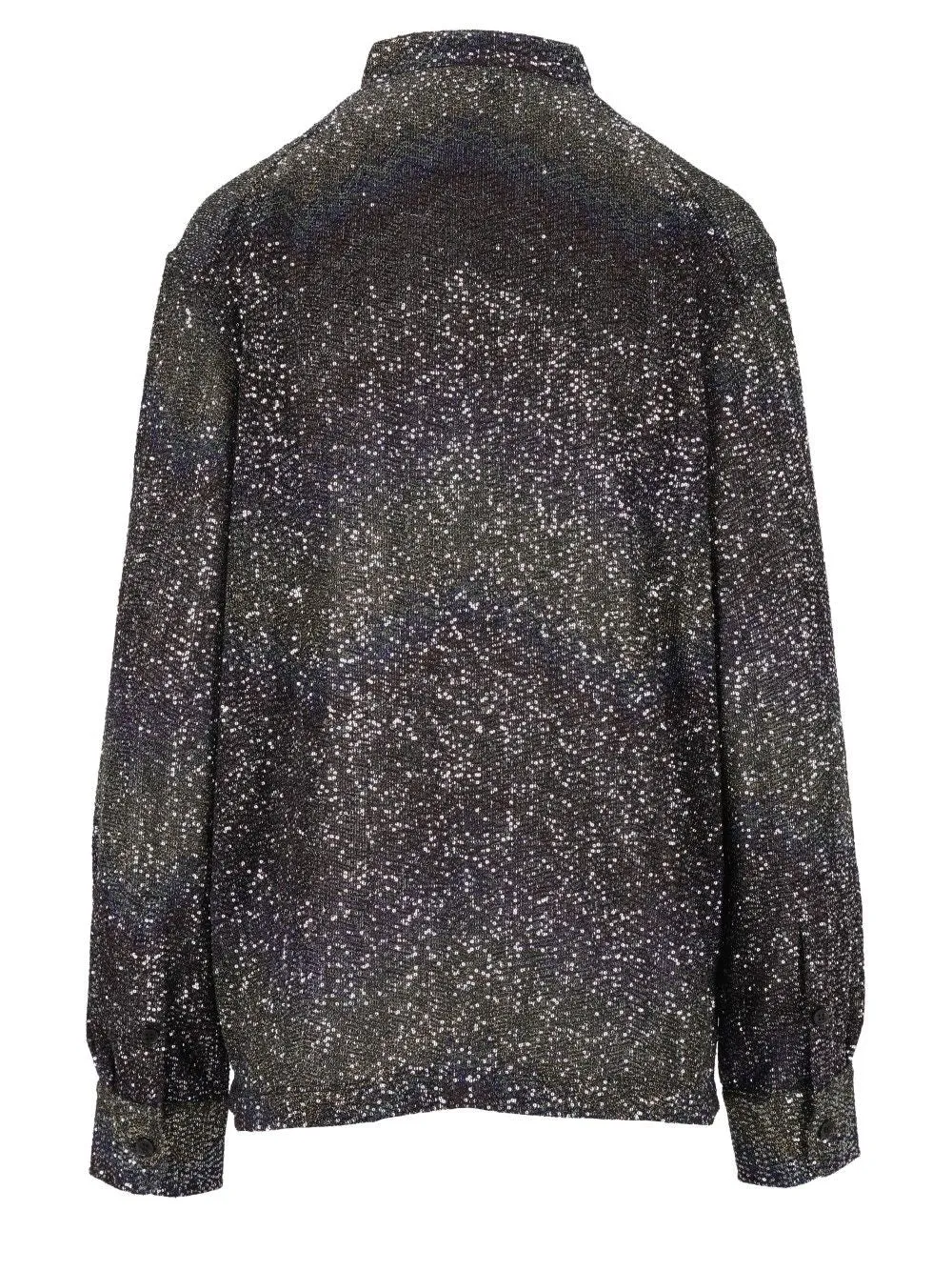Oversized Shirt With Sequin Appliqué Shirts Multicolor sold by Wanan Luxury product image thumbnail 2