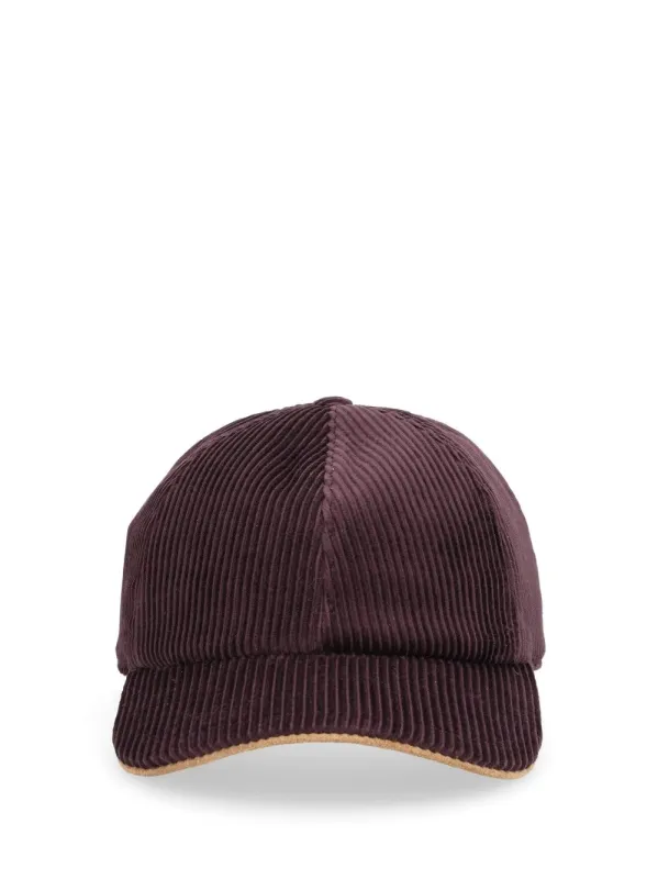 Ribbed Hat Bordeaux made by Eleventy