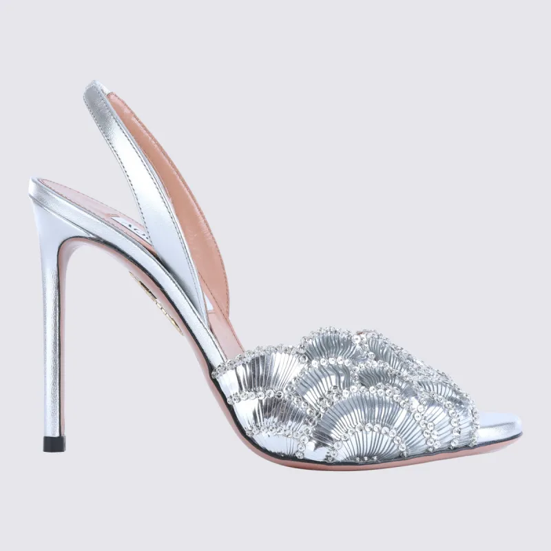 Sandals Silver made by Aquazzura