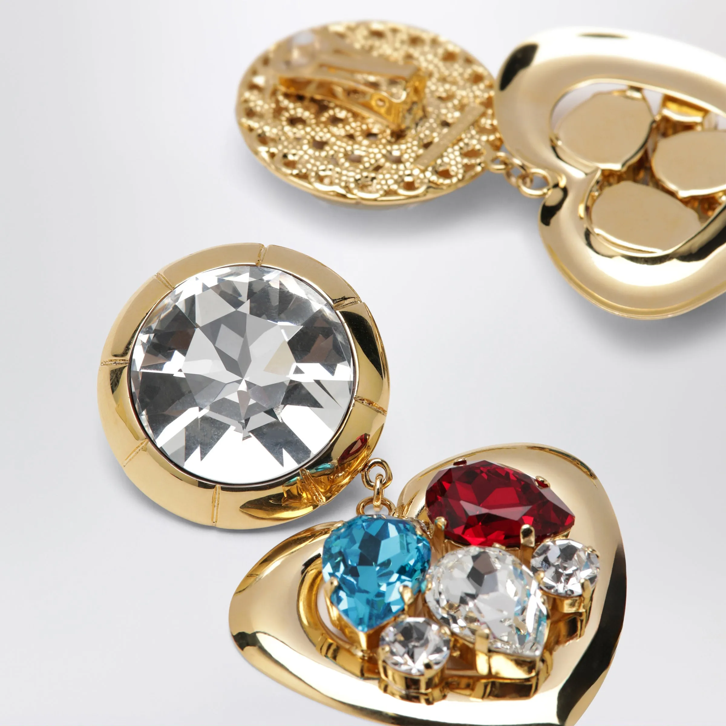 Heart Pendant Clip-On Earrings sold by Wanan Luxury product image thumbnail 2