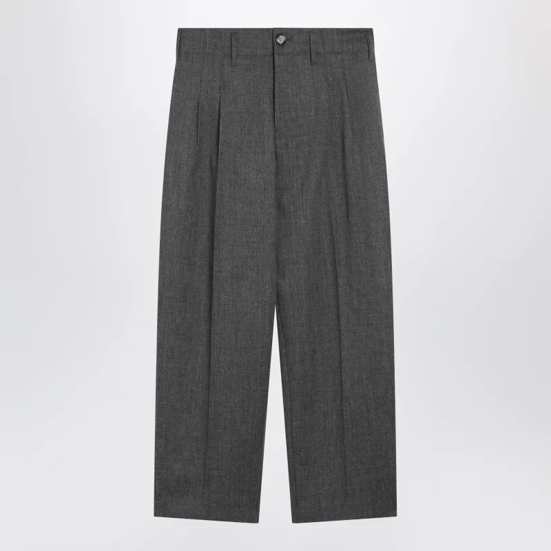 Grey Tailored Wool Trousers made by Ami