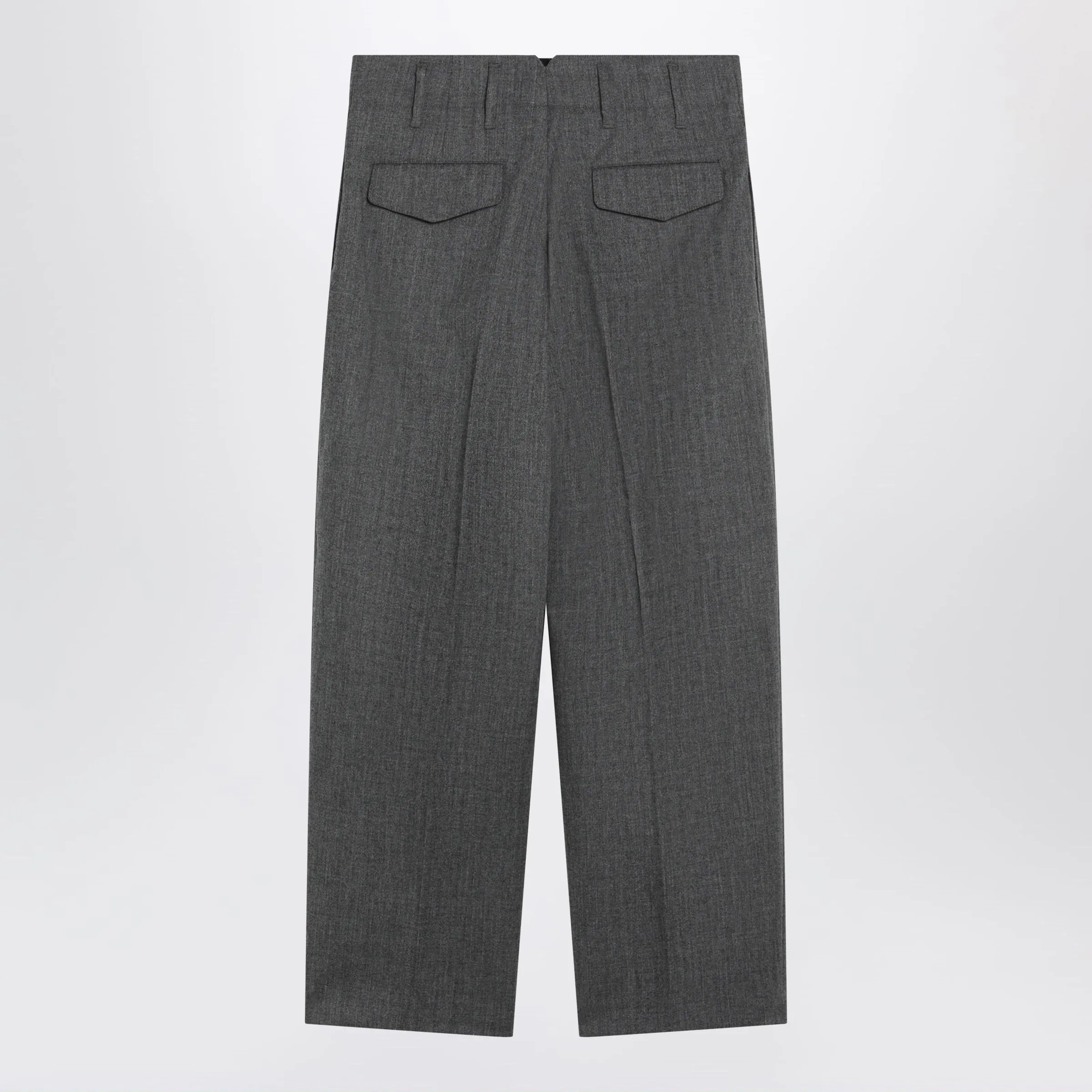 Grey Tailored Wool Trousers sold by Wanan Luxury product image thumbnail 2