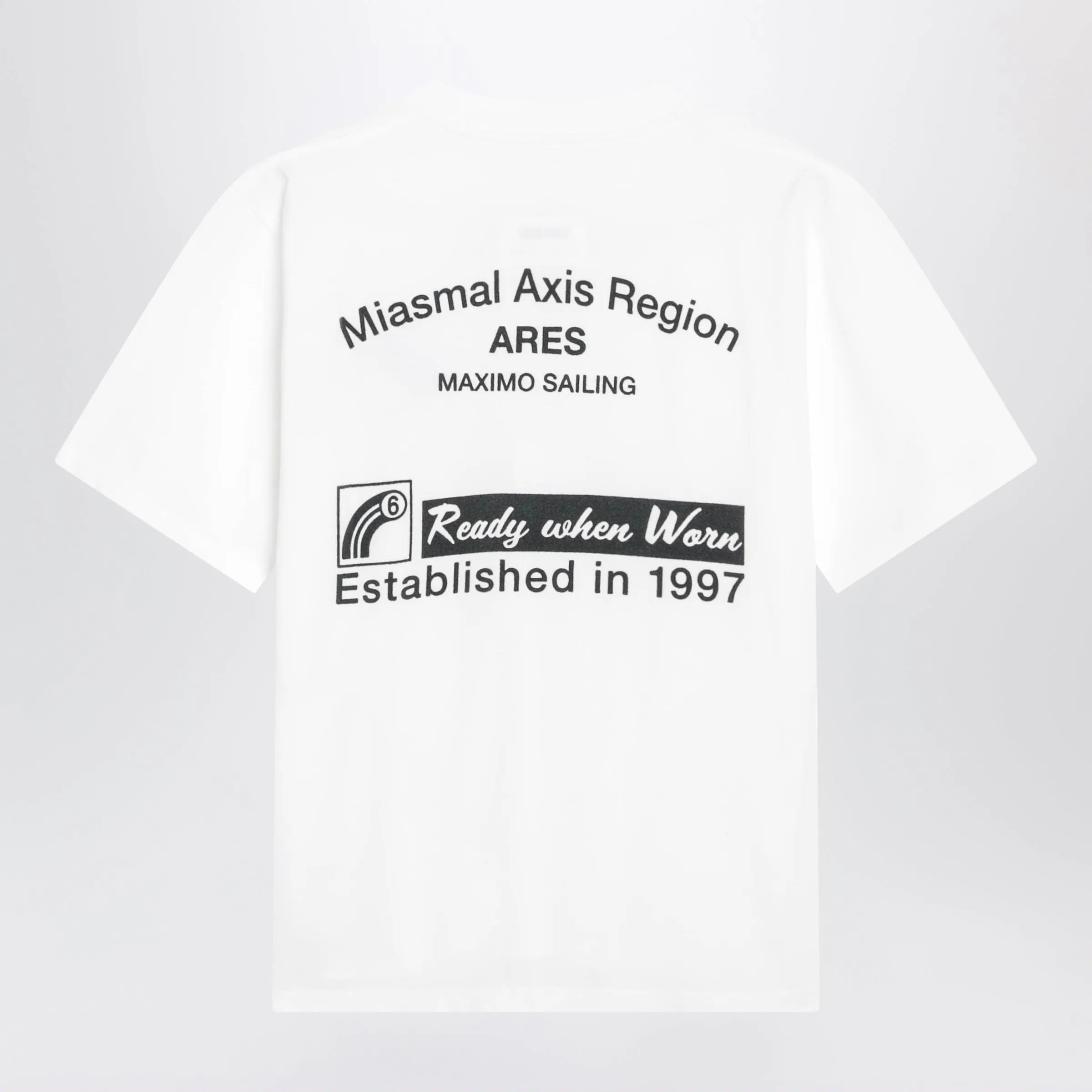White Cotton Jersey T-Shirt sold by Wanan Luxury product image thumbnail 2