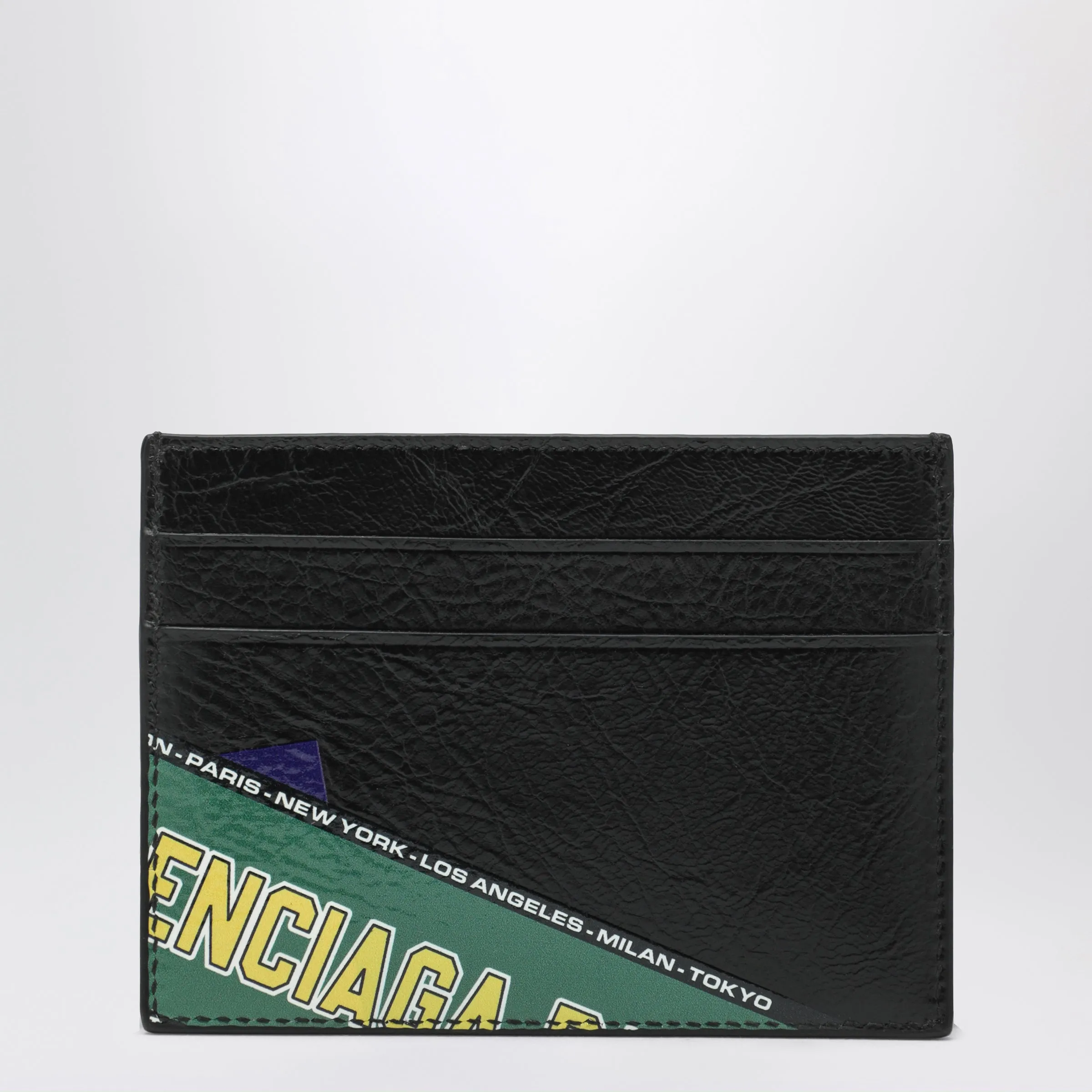Black Leather Cash Card Holder sold by Wanan Luxury product image thumbnail 2
