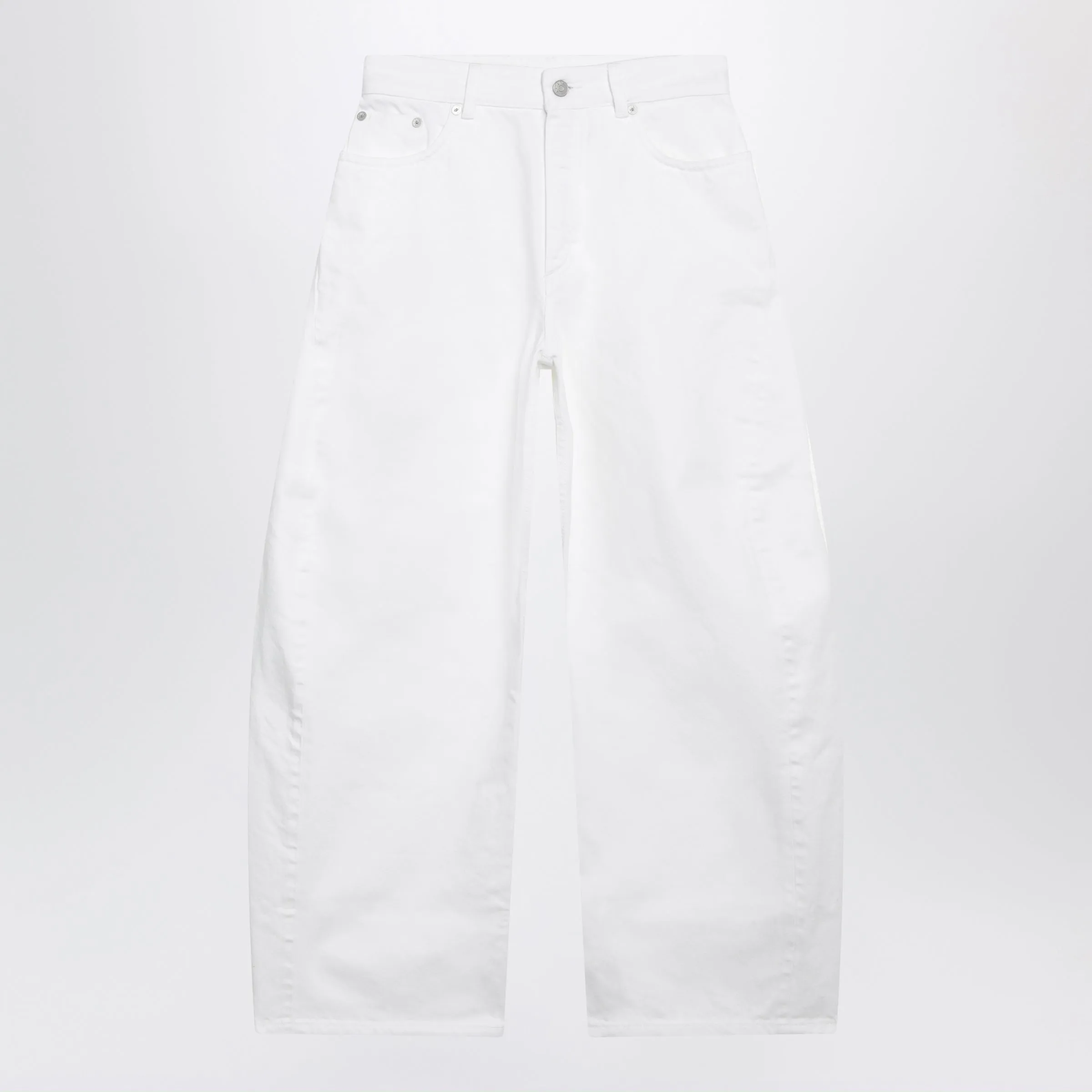 White Rodeo Denim Trousers sold by Wanan Luxury