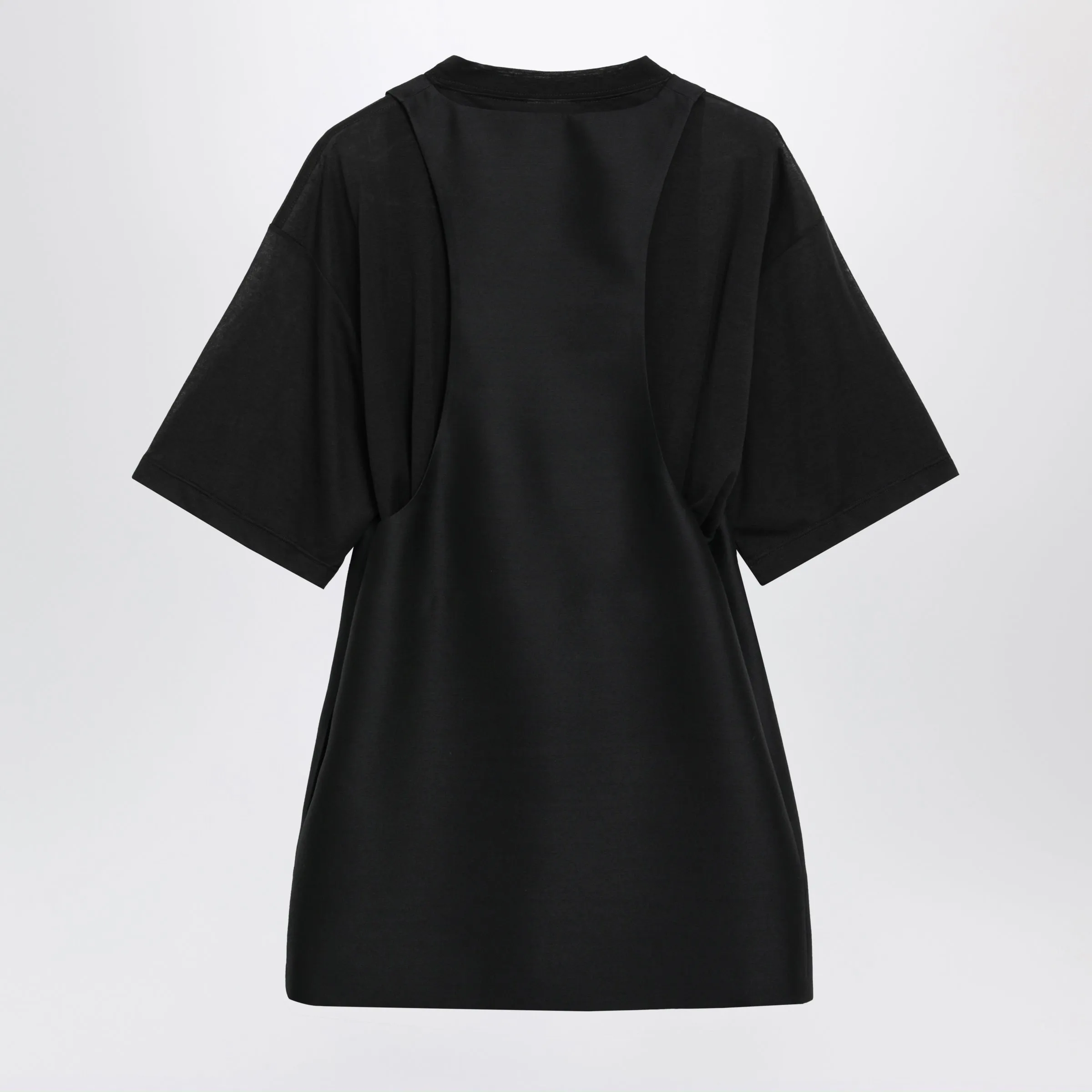 Black Wool And Silk Mini Dress sold by Wanan Luxury product image thumbnail 2