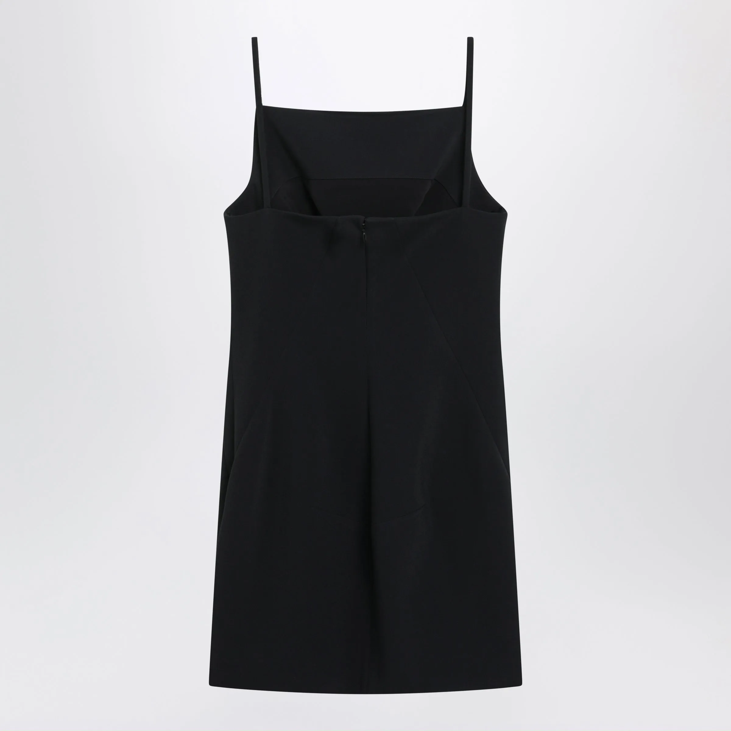 Black Cady Crêpe Mini Dress sold by Wanan Luxury product image thumbnail 2