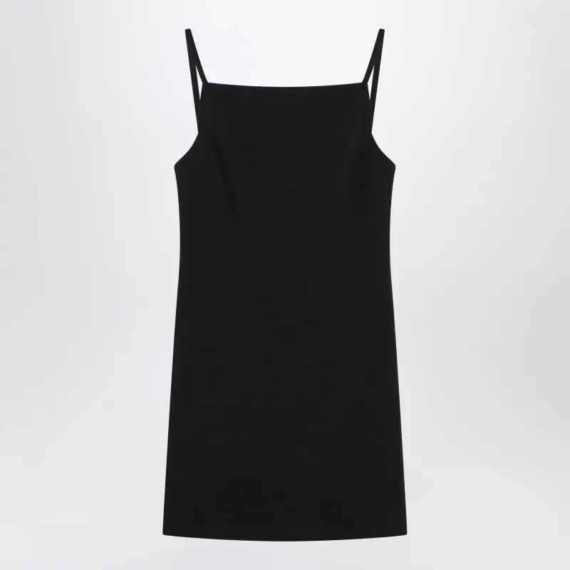 Black Cady Crêpe Mini Dress made by Givenchy