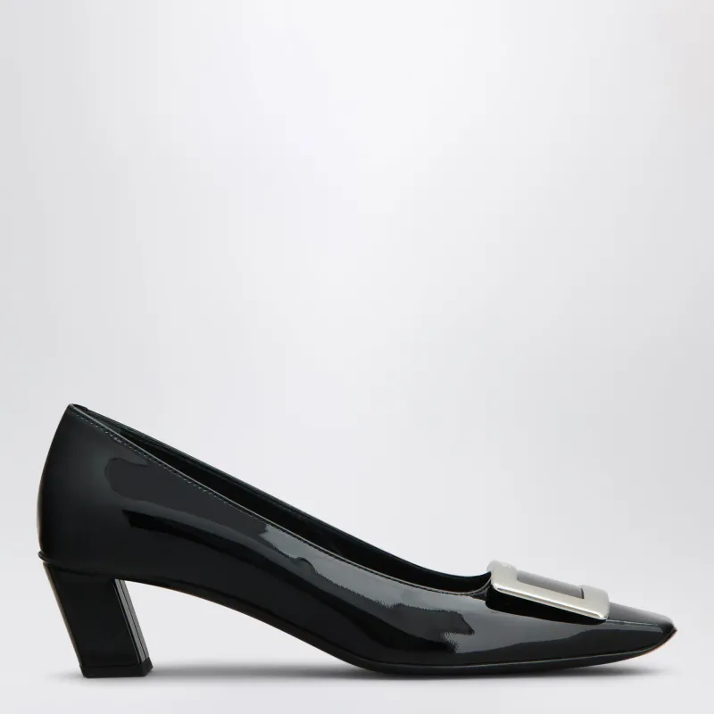 Belle Vivier Patent Leather Beige Décolletés made by Roger Vivier
