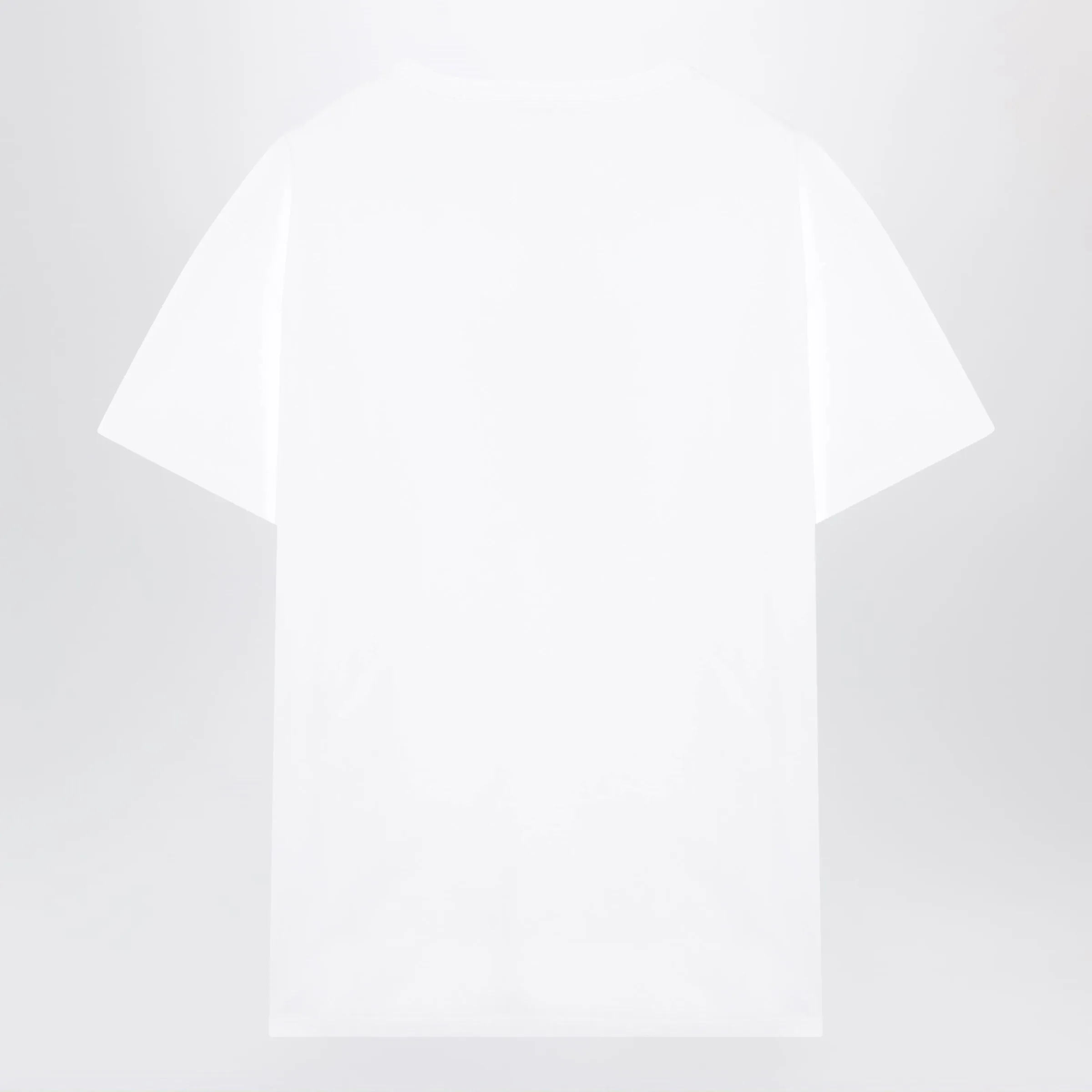 White Cotton T-Shirt With Logo sold by Wanan Luxury product image thumbnail 2