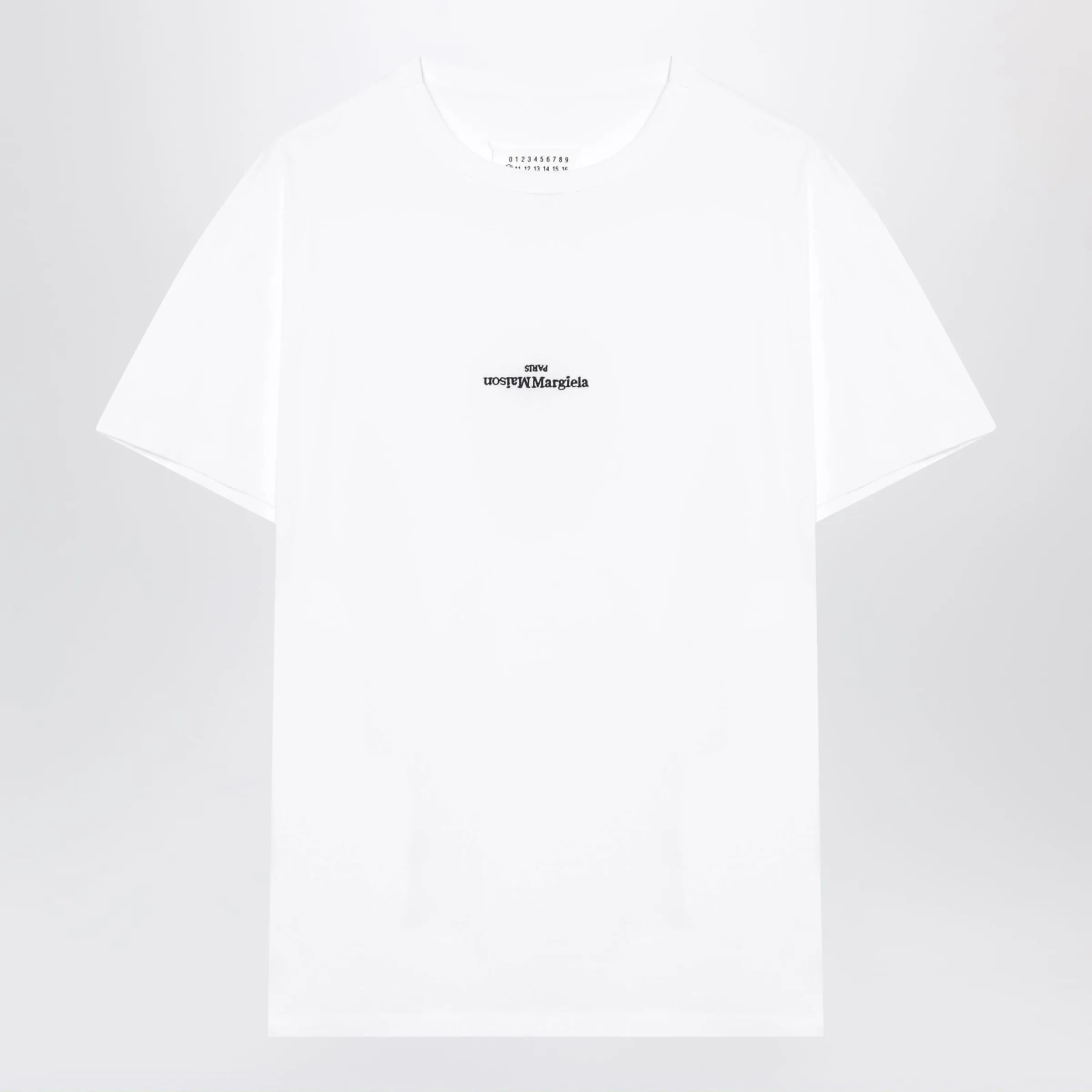 White Cotton T-Shirt With Logo sold by Wanan Luxury