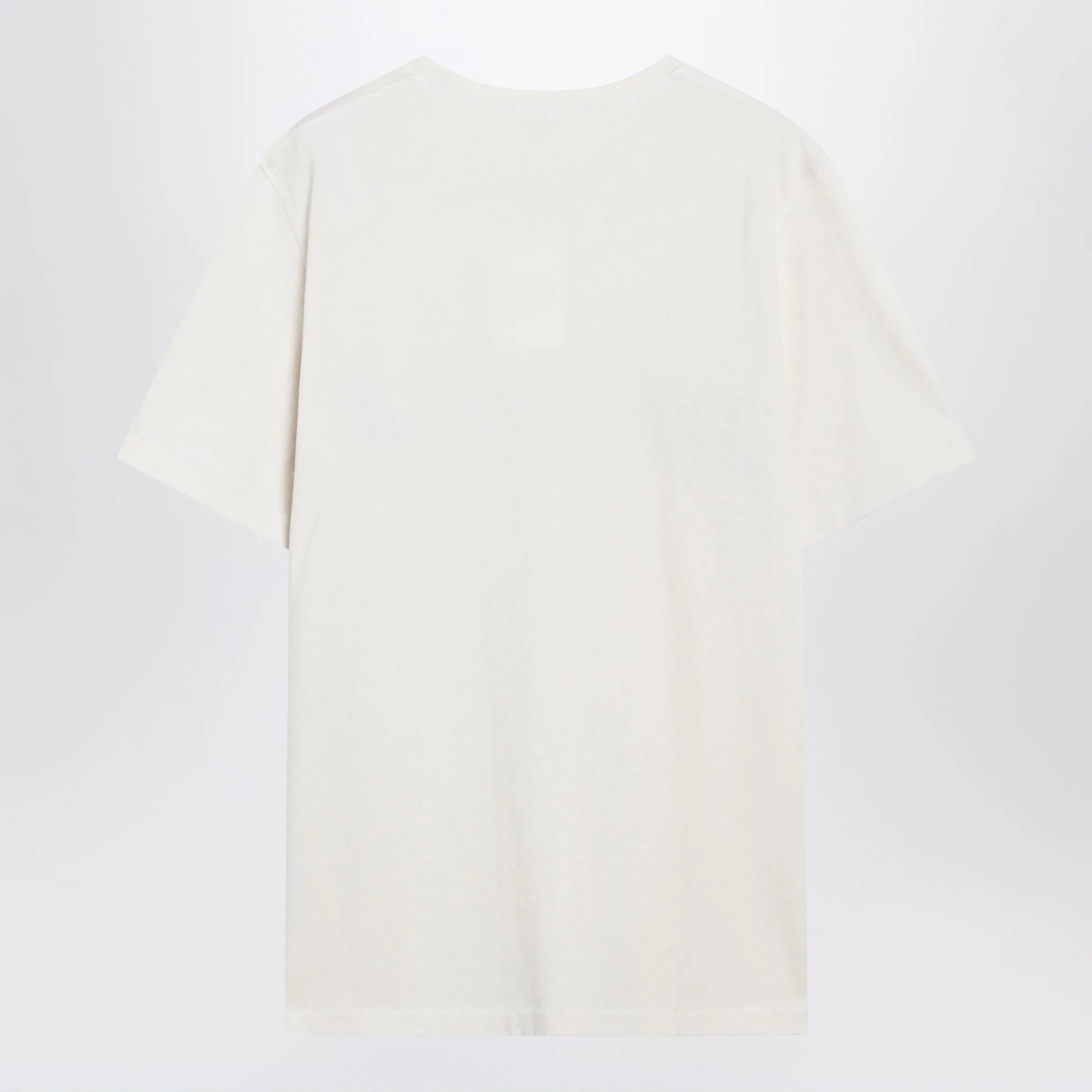 Circular T-Shirt In Ecru Cotton sold by Wanan Luxury product image thumbnail 2