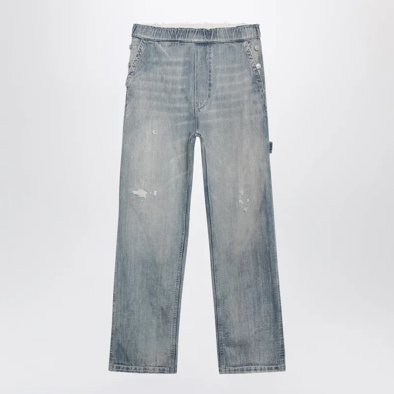 Blue Wide-Leg Jeans made by Maison Margiela