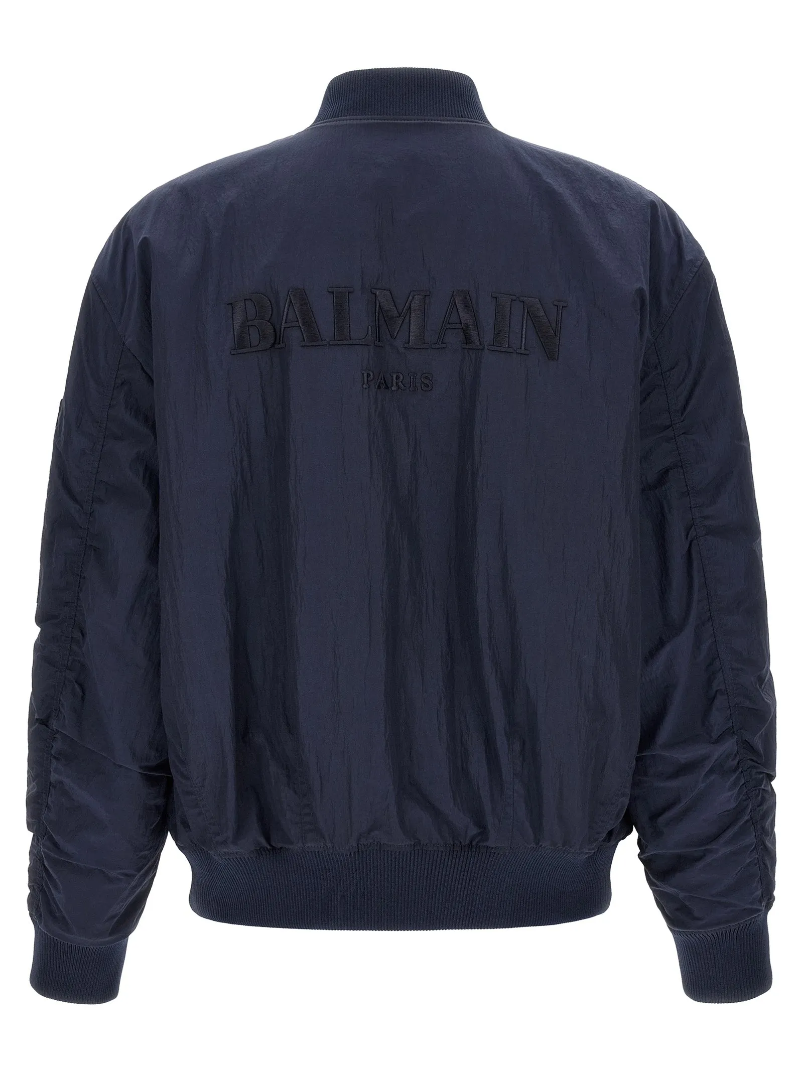 Logo Embroidery Bomber Jacket Blue sold by Wanan Luxury product image thumbnail 2