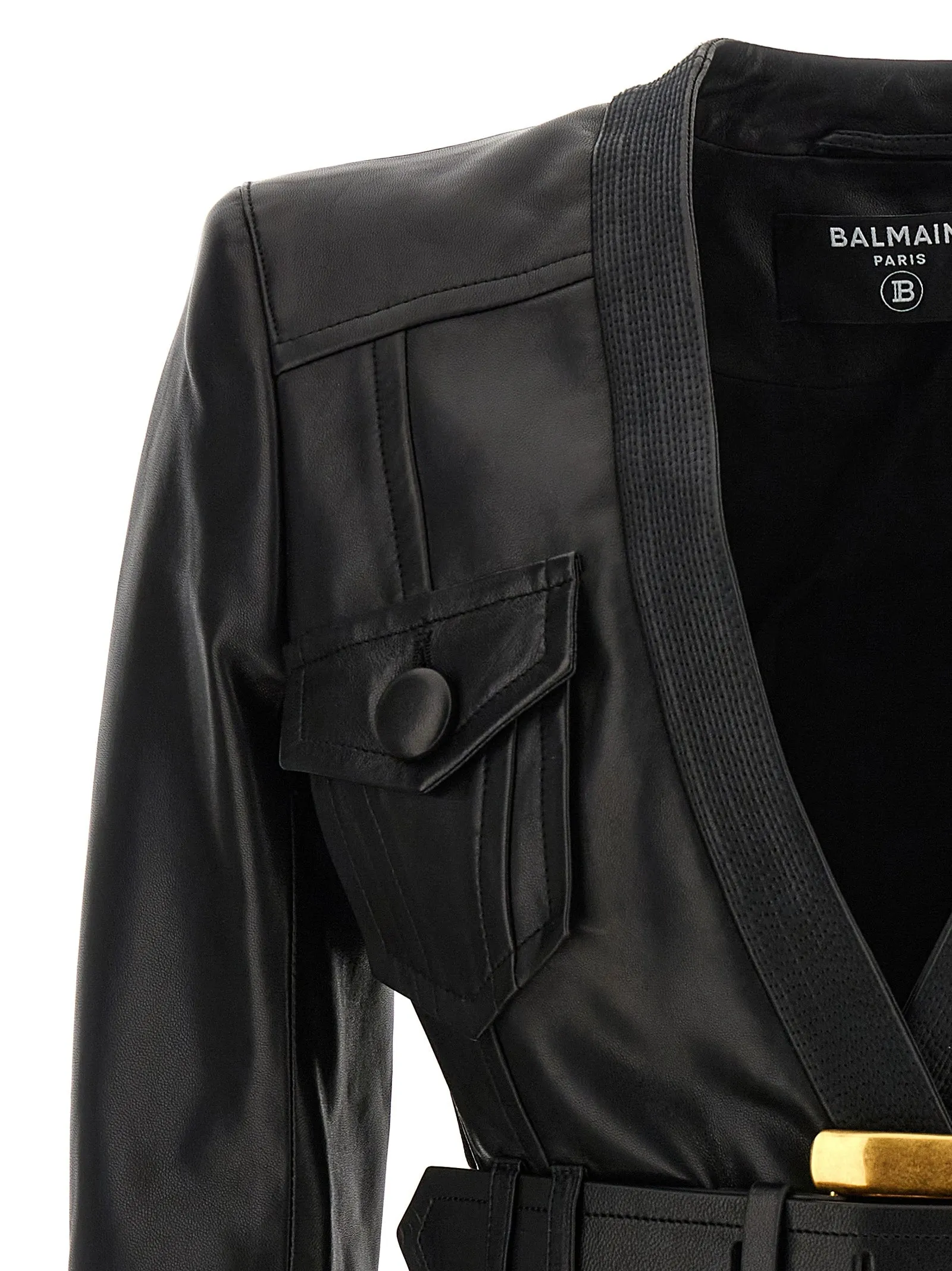 Leather Jacket Black sold by Wanan Luxury product image thumbnail 3