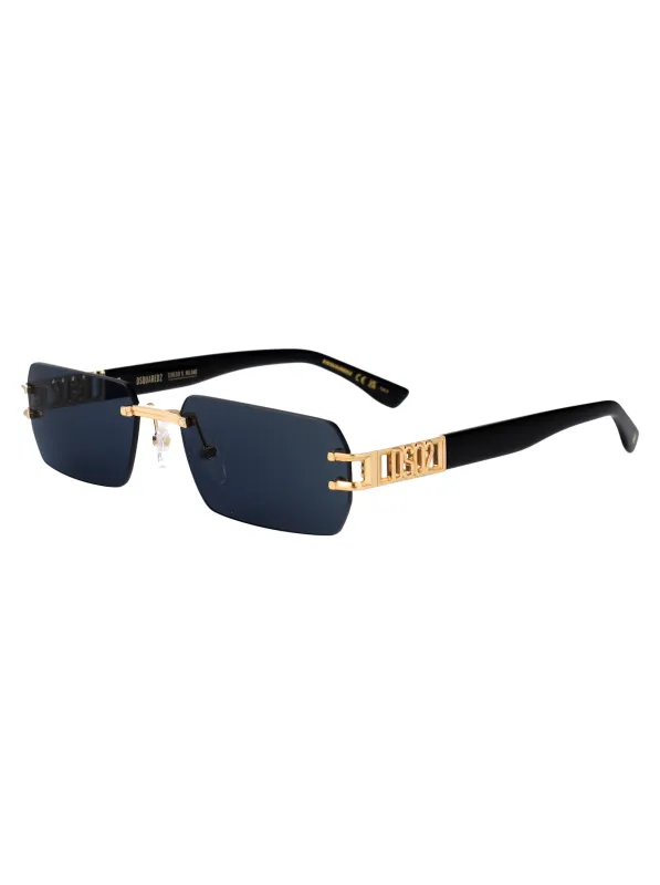 D2 0189/S RECTANGULAR Sunglasses made by DSQUARED2