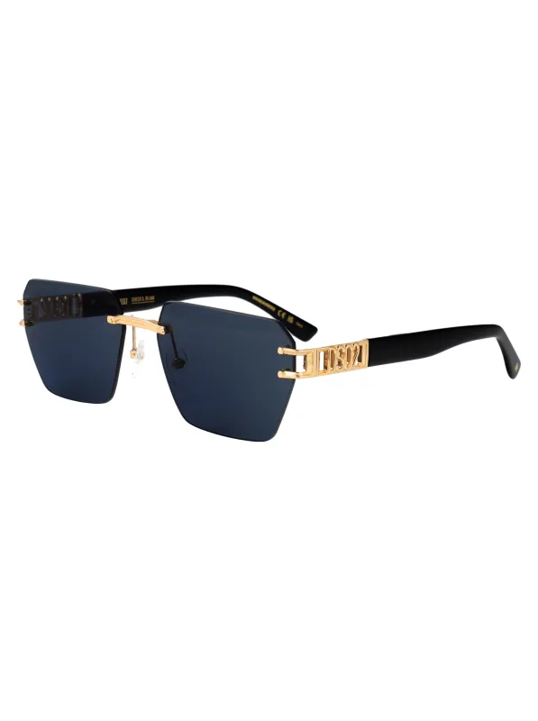 D2 0173/S RECTANGULAR Sunglasses made by DSQUARED2