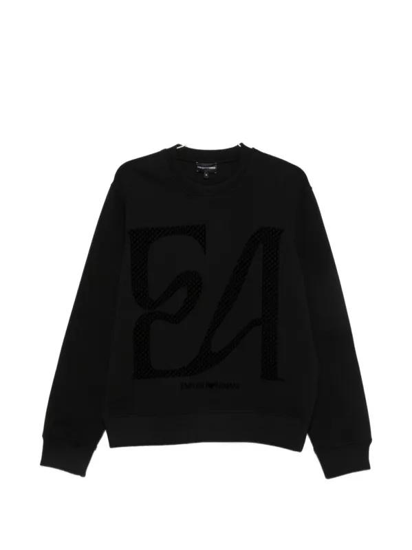 Logo Cotton Sweatshirt made by Emporio Armani