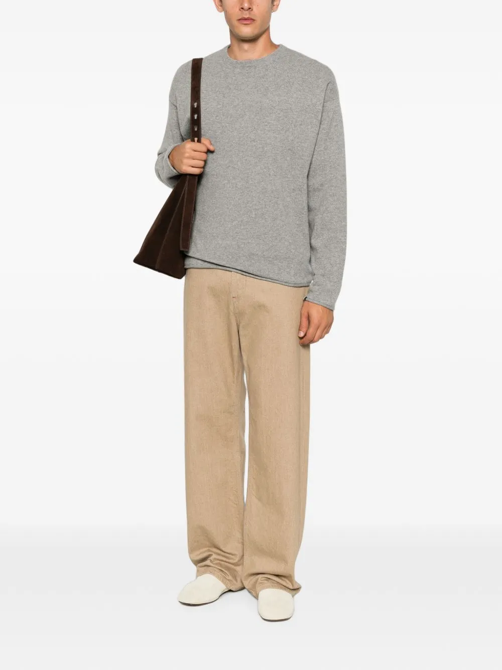 Cashmere Crewneck Sweater sold by Wanan Luxury product image thumbnail 5