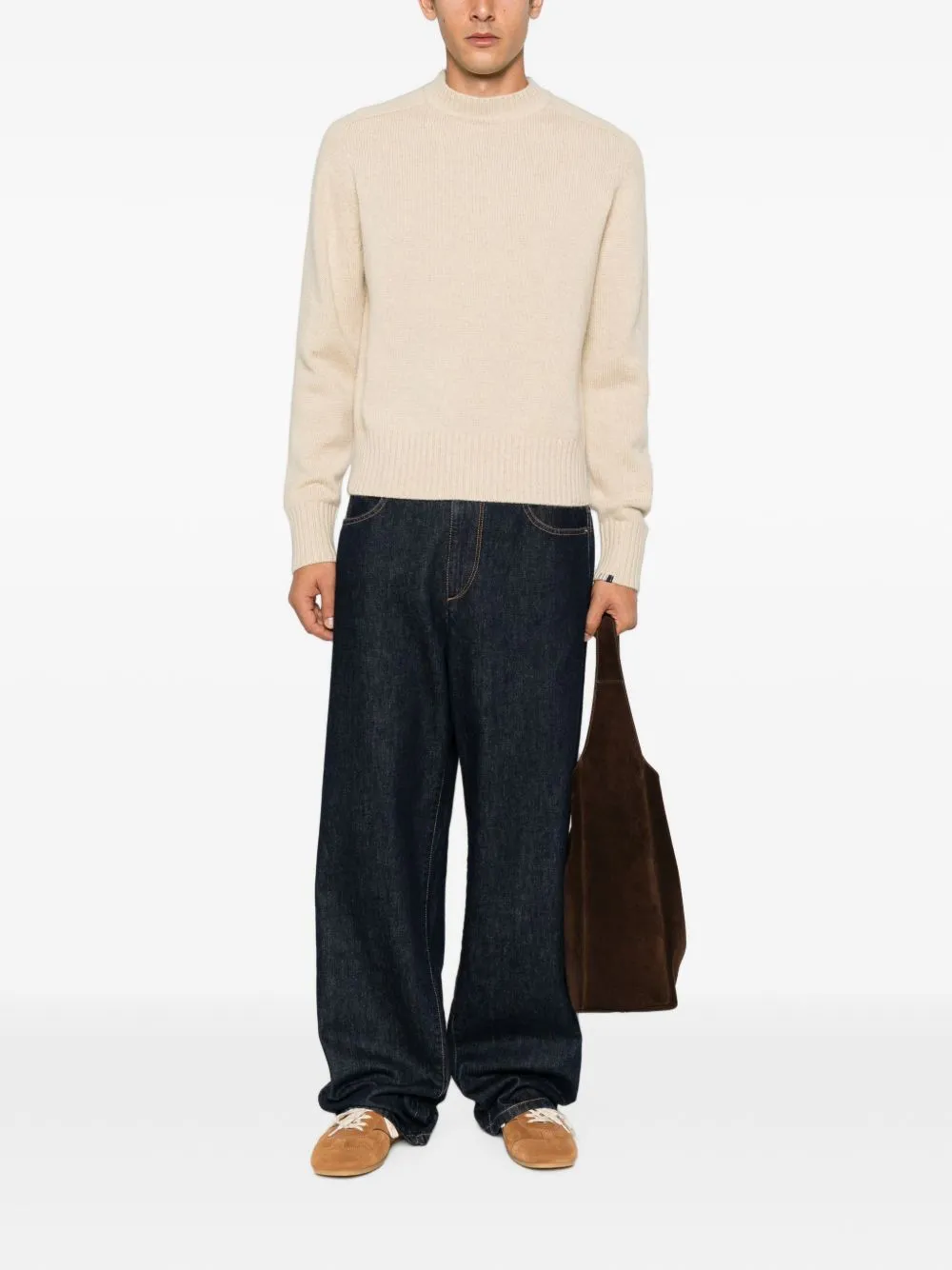Cashmere Crewneck Sweater sold by Wanan Luxury product image thumbnail 5