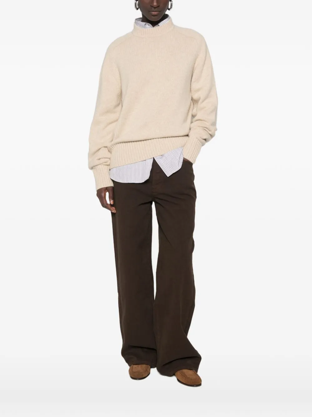 Cashmere Crewneck Sweater sold by Wanan Luxury product image thumbnail 2