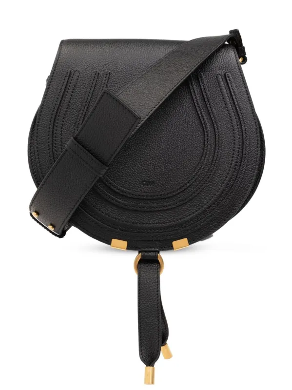 Marcie Leather Saddle Bag made by Chloe