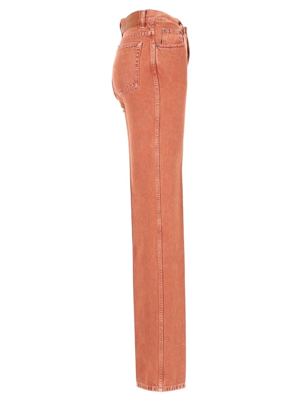 High-Waisted, Straight-Leg Jeans Brown sold by Wanan Luxury product image thumbnail 3