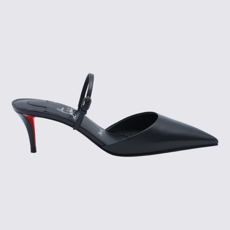 With Heel Black/Lin Black made by Christian Louboutin
